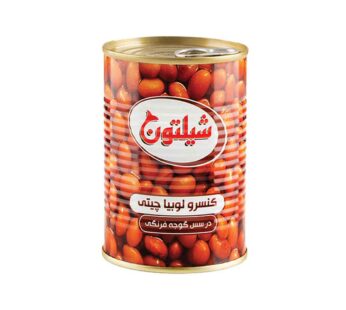 کنسرو لوبیا چیتی با سس گوجه فرنگی شیلتون (400 گرم)